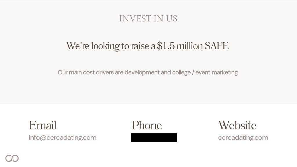 We're looking to raise a $1.5 million SAFE