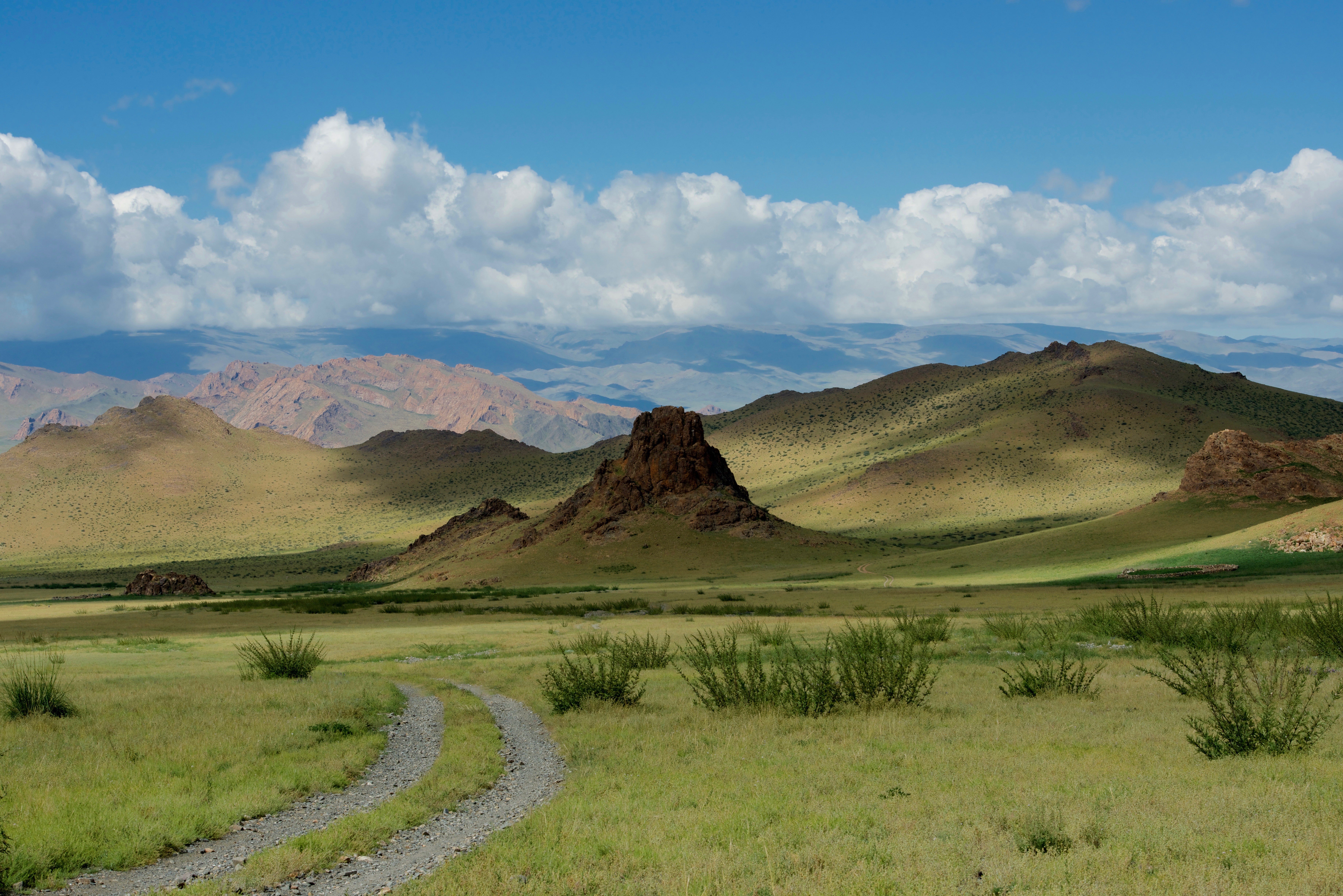 Mountains in Mongolia.