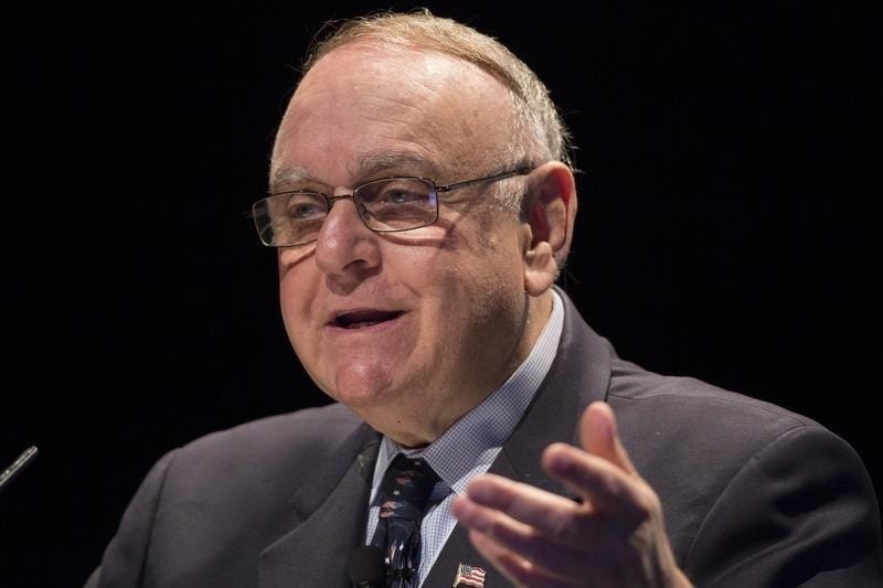 Leon Cooperman, chairman and CEO of Omega Advisors, speaks during the Sohn Investment Conference in New York May 4, 2015. REUTERS/Brendan McDermid