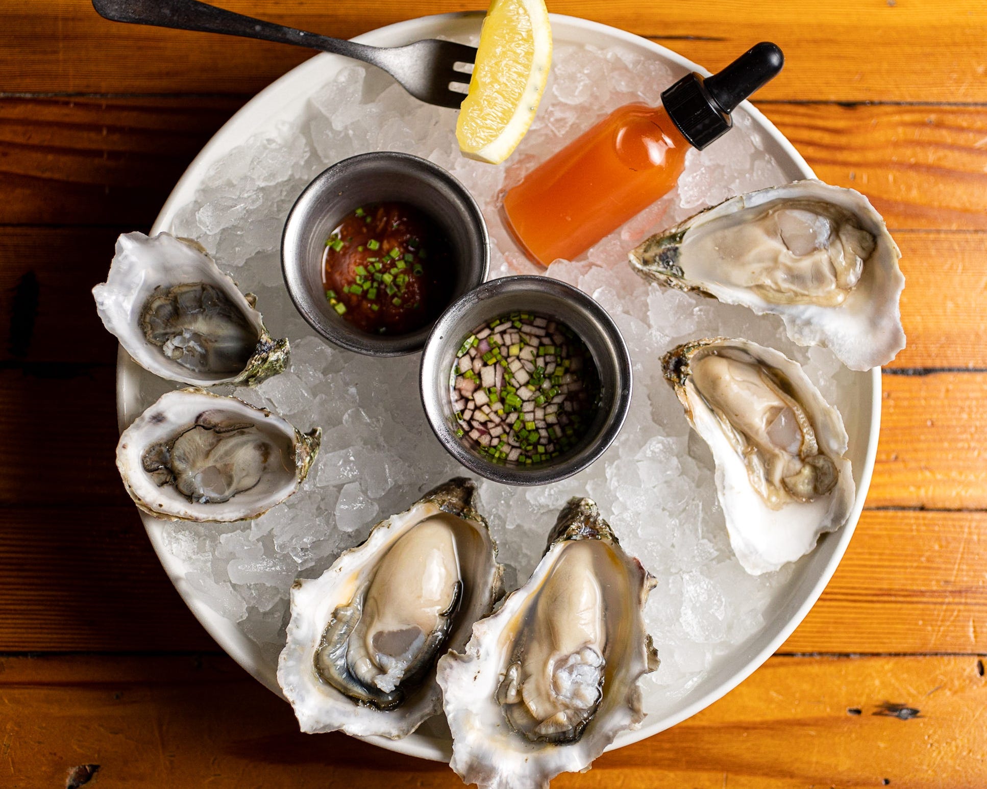 Oysters at Herb & Sea.