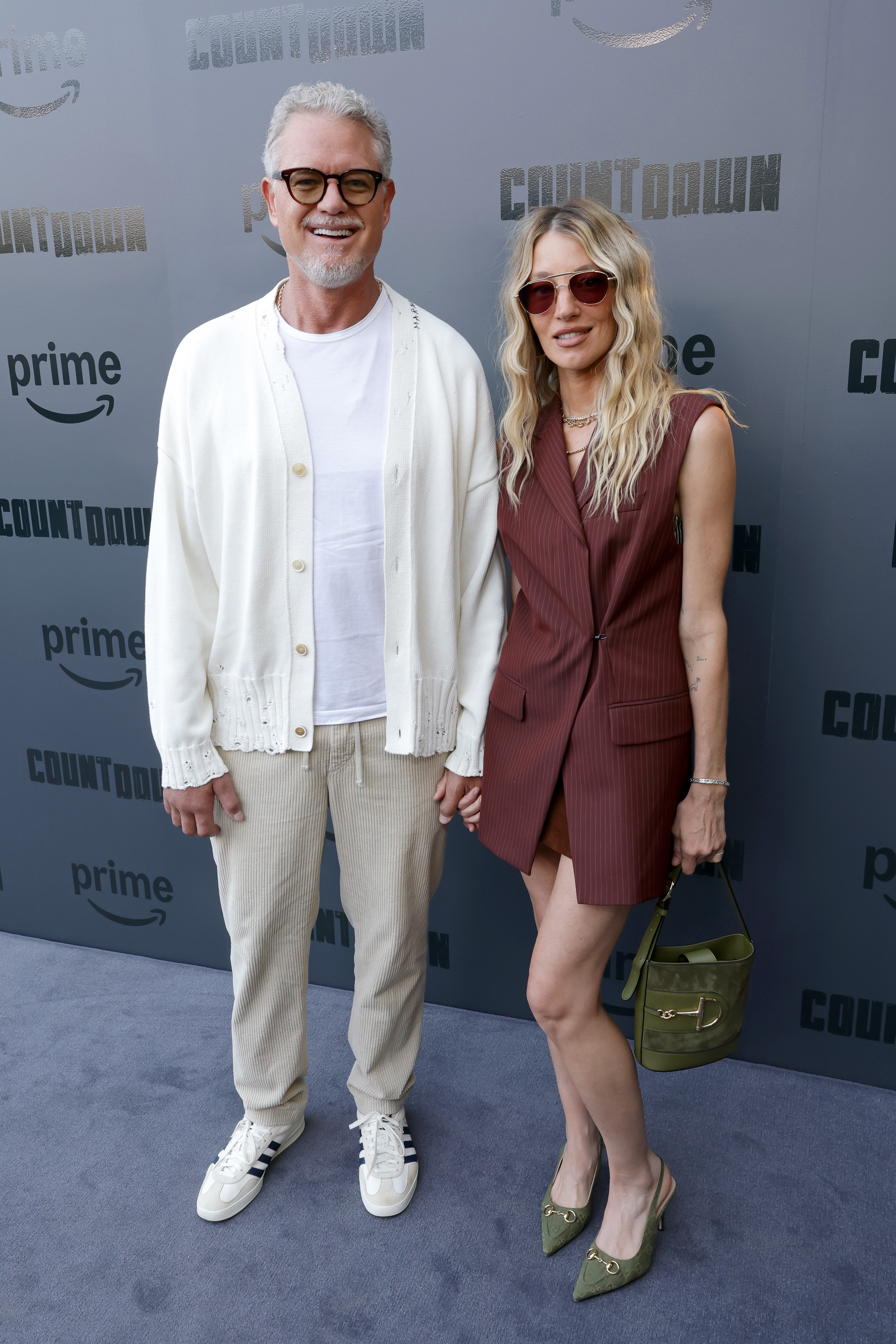 Eric Dane and Janell Shirtcliff in LA in June 2025