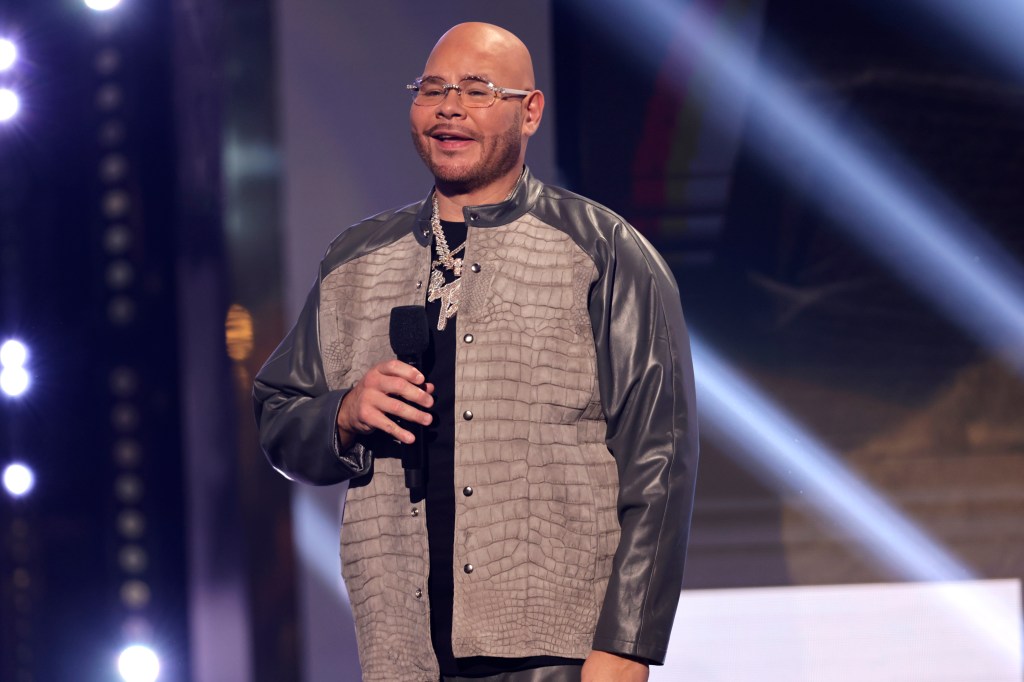 Fat Joe speaks onstage during the BET Hip Hop Awards 2023 at Cobb Energy Performing Arts Center on October 03, 2023 in Atlanta, Georgia. 
