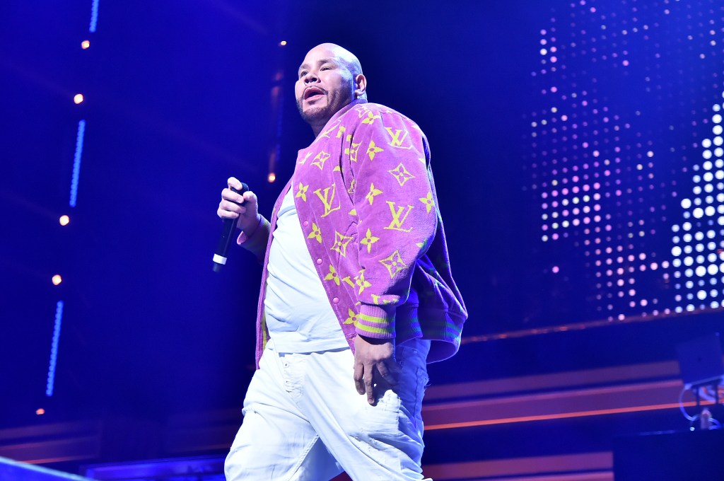Fat Joe performs onstage with Angelica Vila during the TIDAL's 5th Annual TIDAL X Benefit Concert TIDAL X Rock The Vote At Barclays Center - Show at Barclays Center of Brooklyn on October 21, 2019 in New York City.