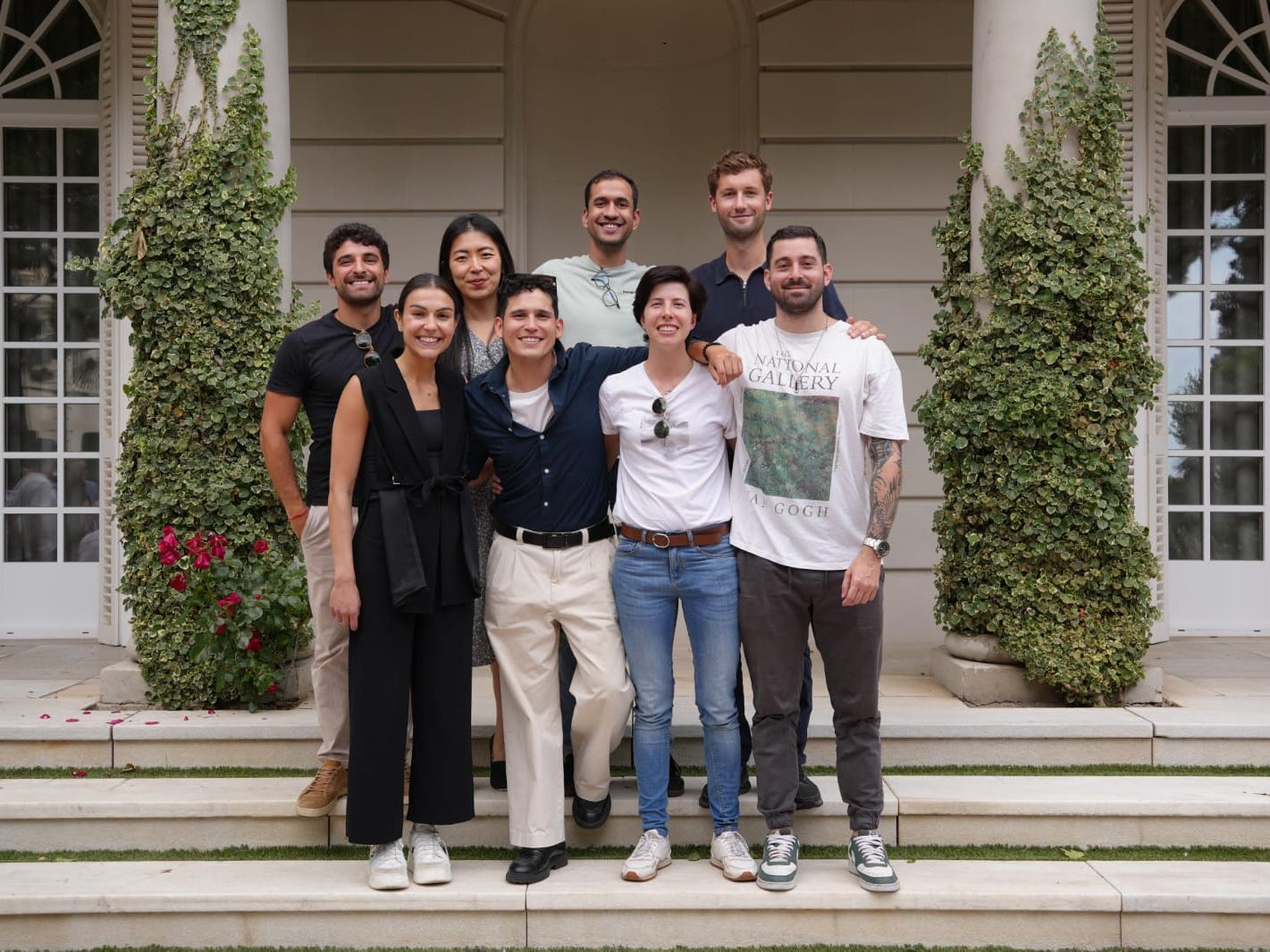 A group of students at IESE Business School in Barcelona.