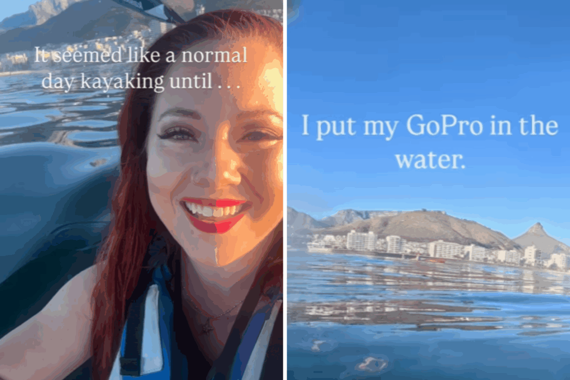 Kayaker Puts Camera in Water—Horror As She Sees What’s Lurking Beneath Her