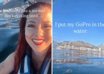 Kayaker Puts Camera in Water—Horror As She Sees What’s Lurking Beneath Her