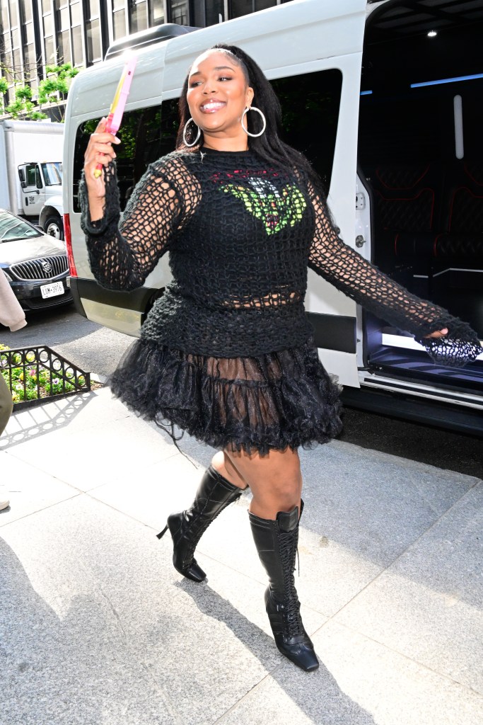 Lizzo in NYC in May 2025