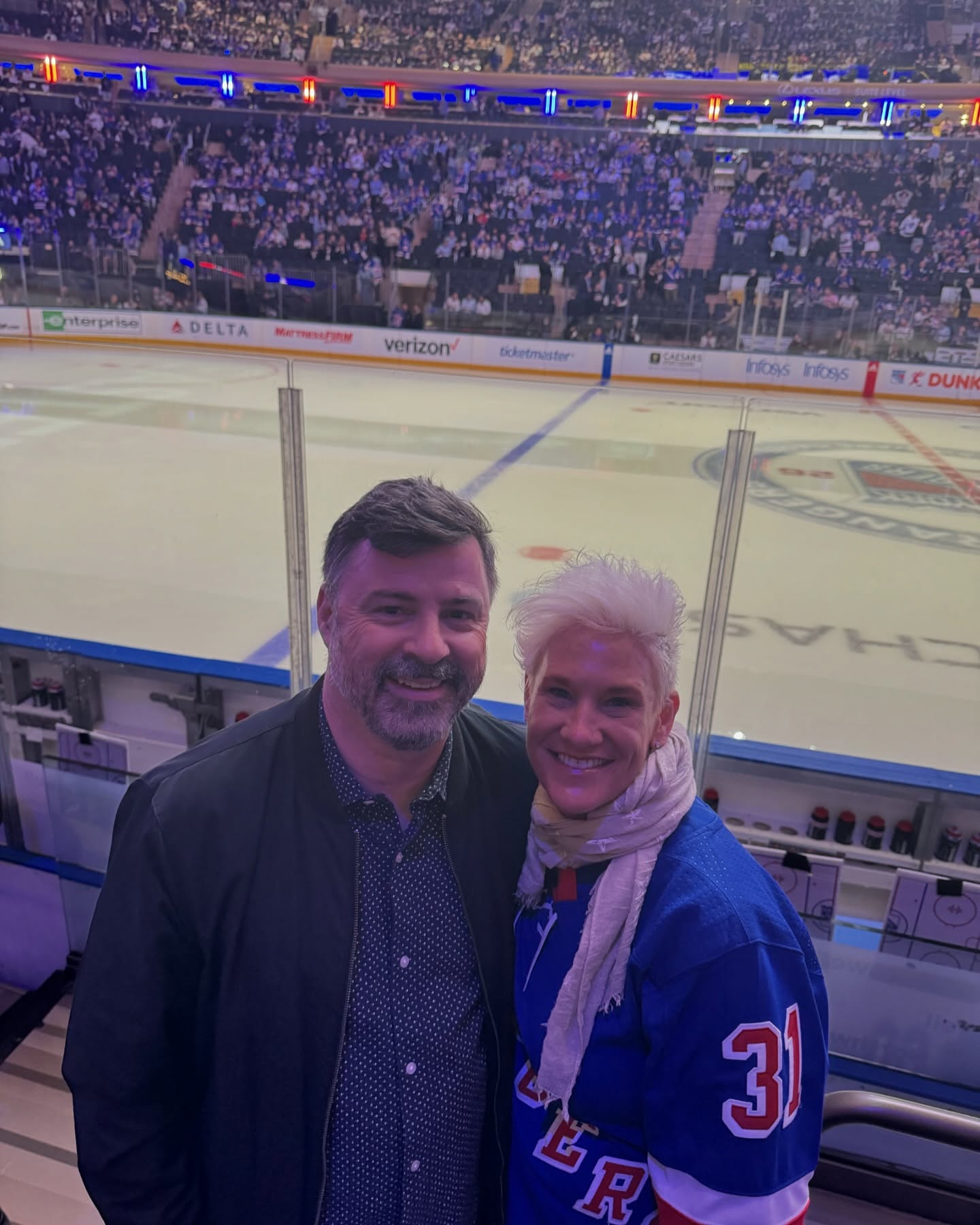 Anne Burrell and Stuart Claxton