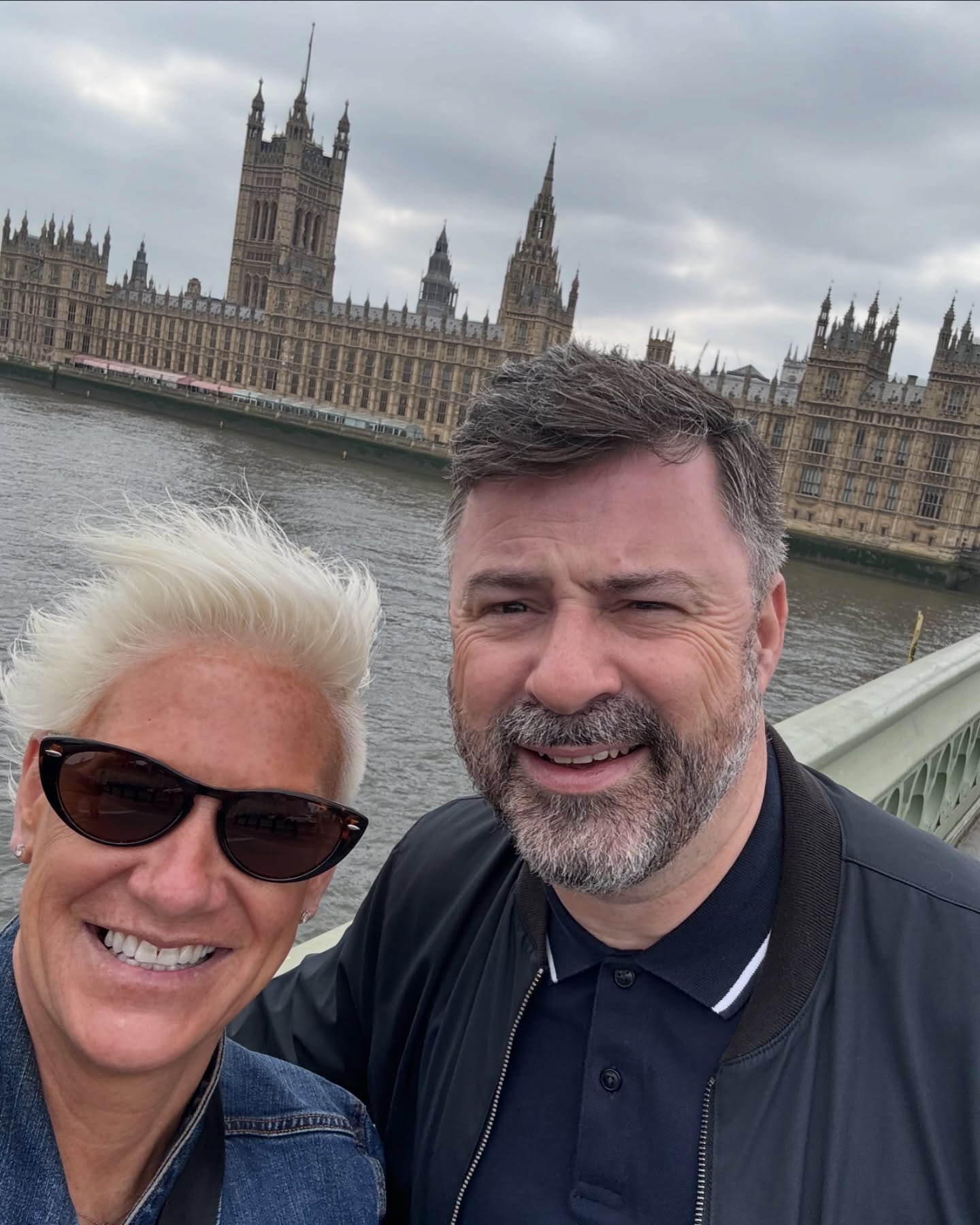 Anne Burrell and Stuart Claxton