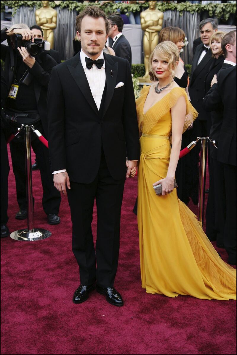 Heath Ledger and Michelle Williams at the 2006 Academy Awards