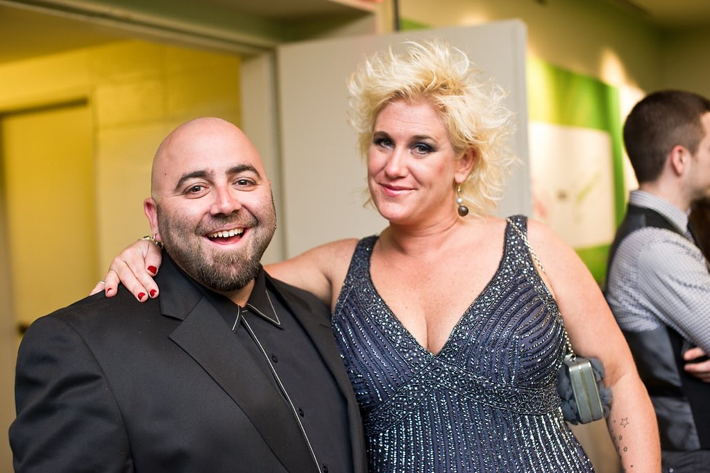 Duff Goldman and Anne Burrell. 