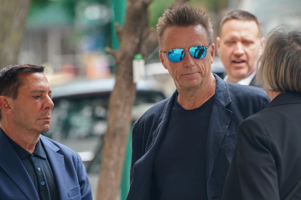 marc Murphy at anne burrell funeral