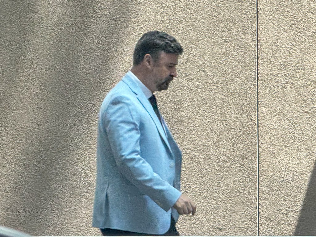 Stuart Claxton at Anne Burrell's wake