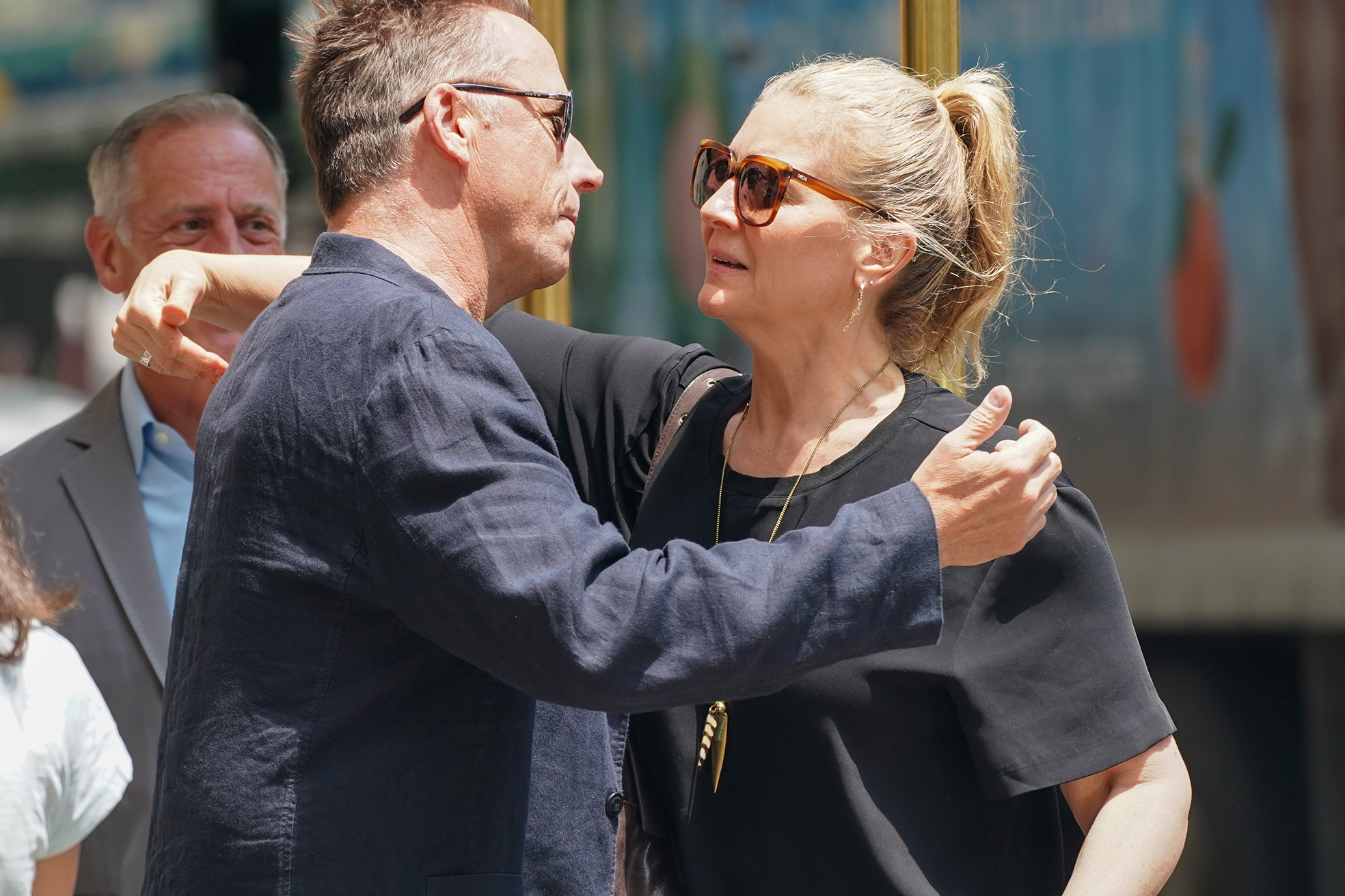 Amanda Freitag, Marc Murphy at anne burrell's wake