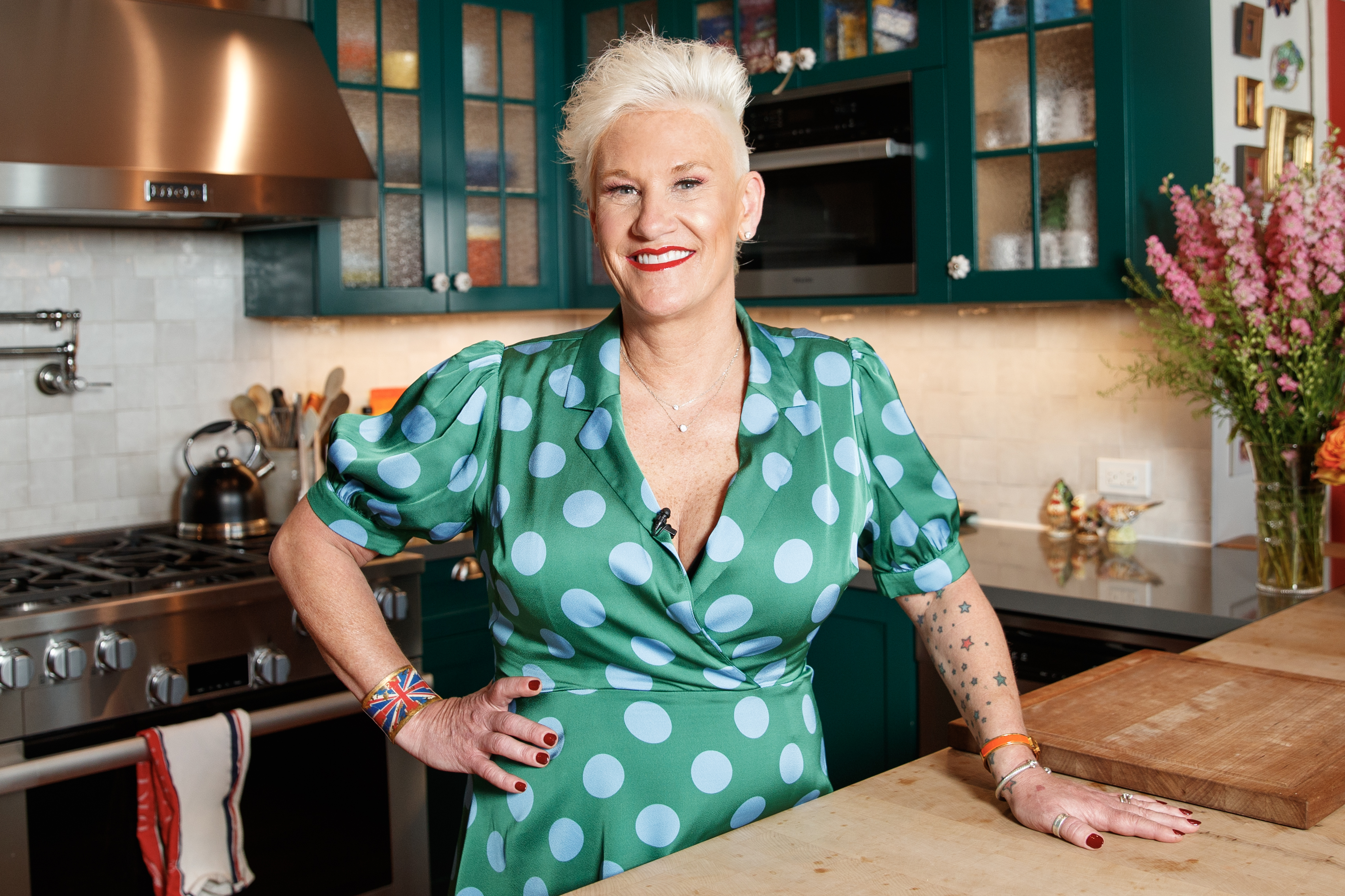 Anne Burrell in June 2024