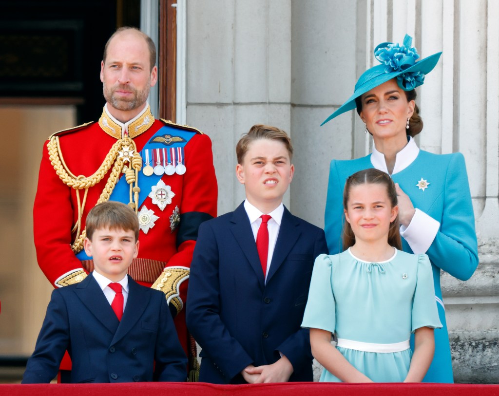 Prince William, Kate Middleton, Prince George, Prince Louis and Princess Charlotte. 