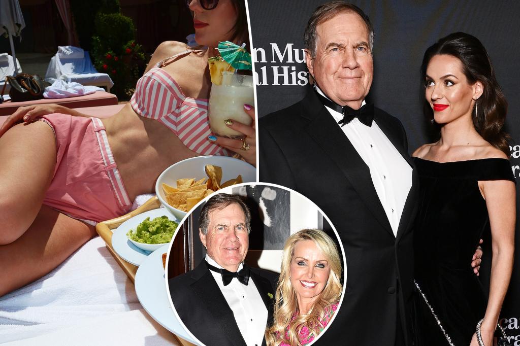 Jordon Hudson soaks up the sun in vintage ‘60s bikini after shading Bill Belichik’s ex