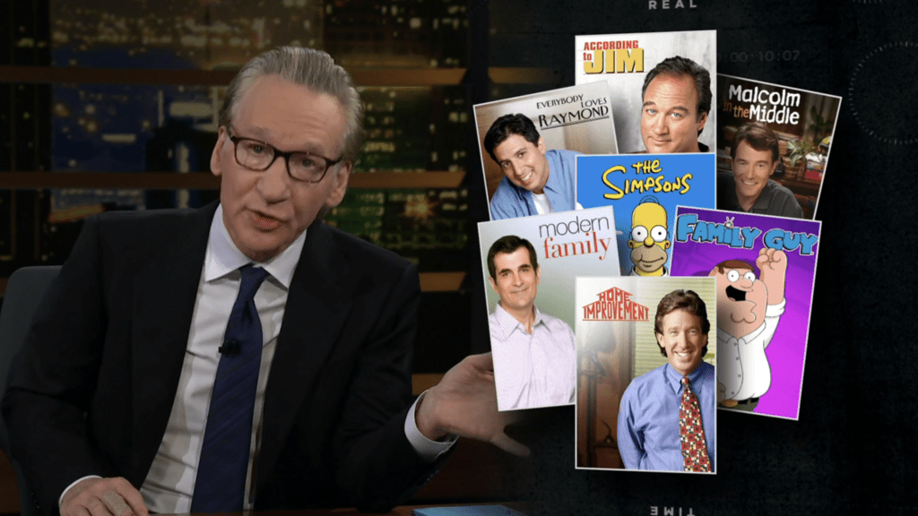 ‘Real Time’: Bill Maher Blames Dems’ Election Loss & Andrew Tate’s Rise On TV’s “Endless Parade Of Eye-Roll, Short-Bus Dads”