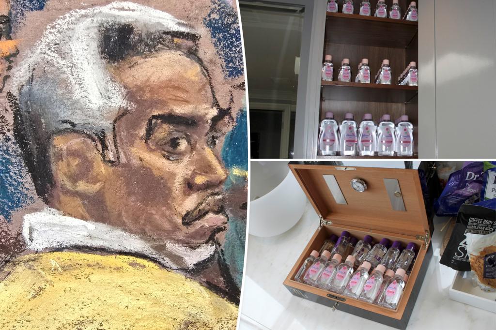 Sean ‘Diddy’ Combs kept precious stash of baby oil, lube in apparent humidity-controlled case: photos