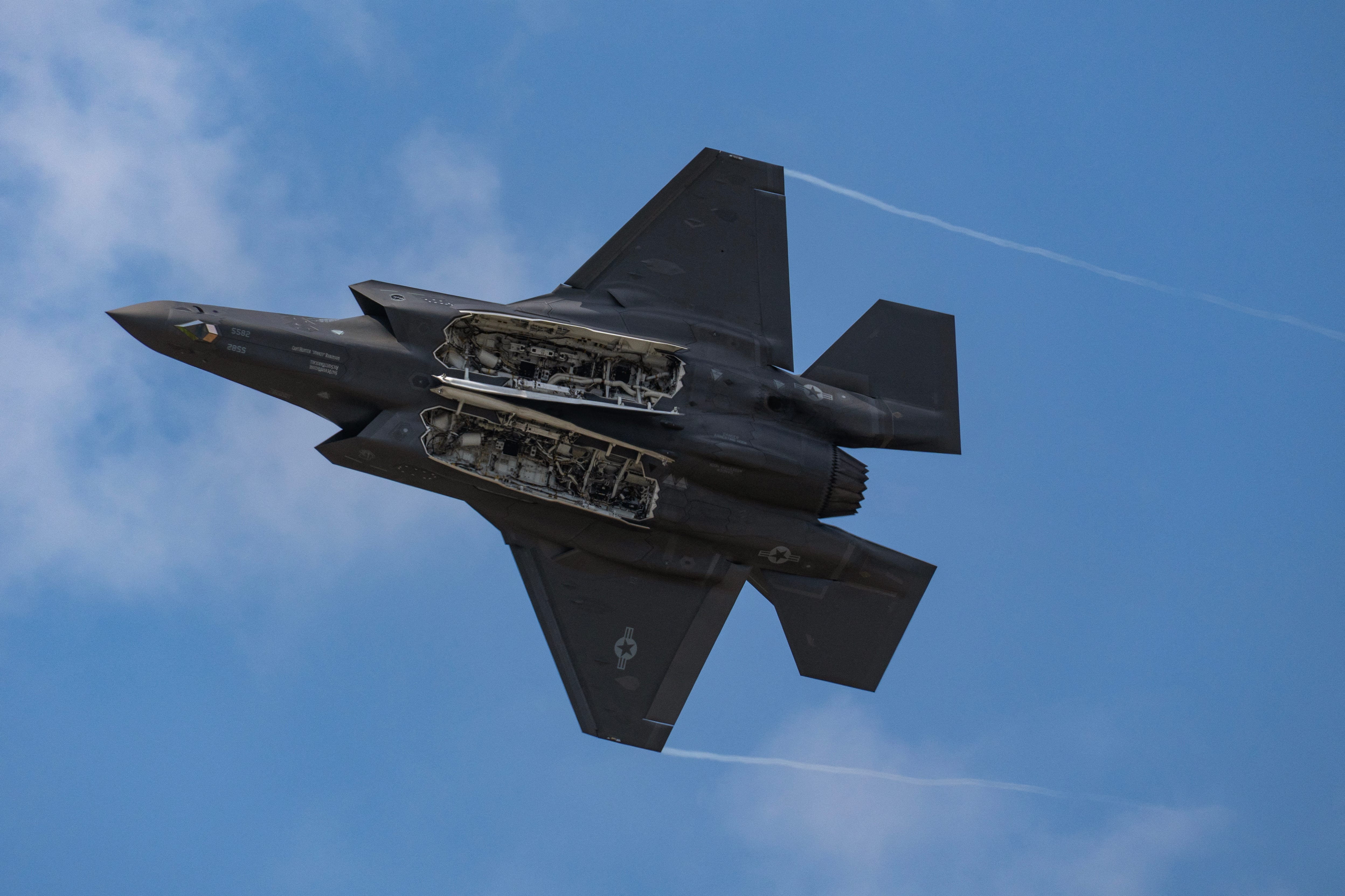 A US Air Force F-35A in flight