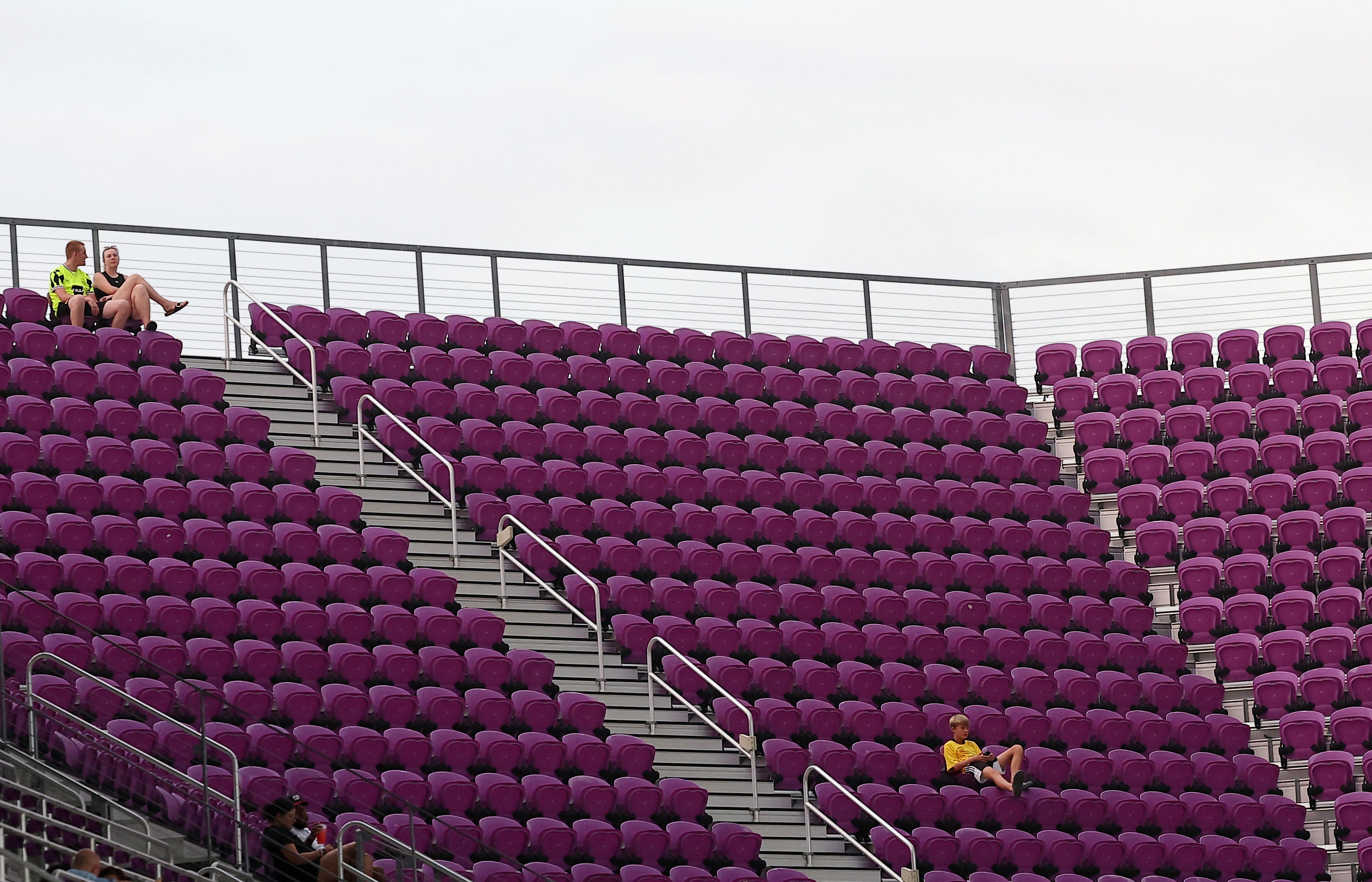 FIFA Club World Cup - Group F - Ulsan HD v Mamelodi Sundowns - Inter & Co Stadium, Orlando, Florida, U.S. - June 17, 2025 Empty seats are seen in the stands during the match