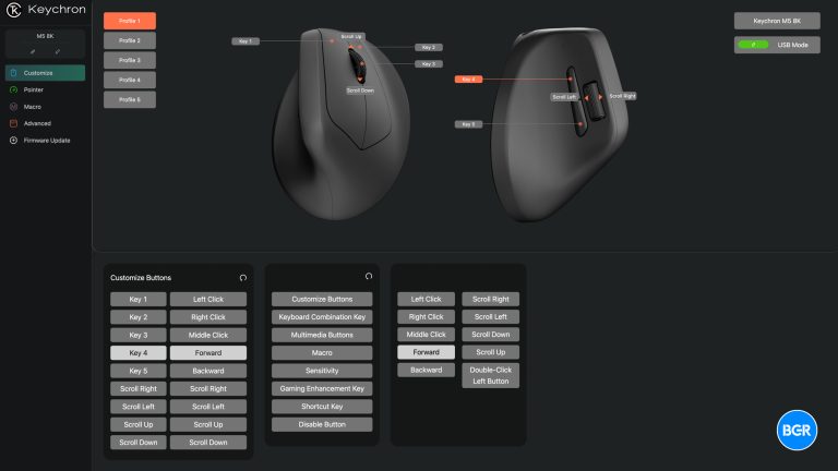 Using the Keychron launcher with the Keychron M5