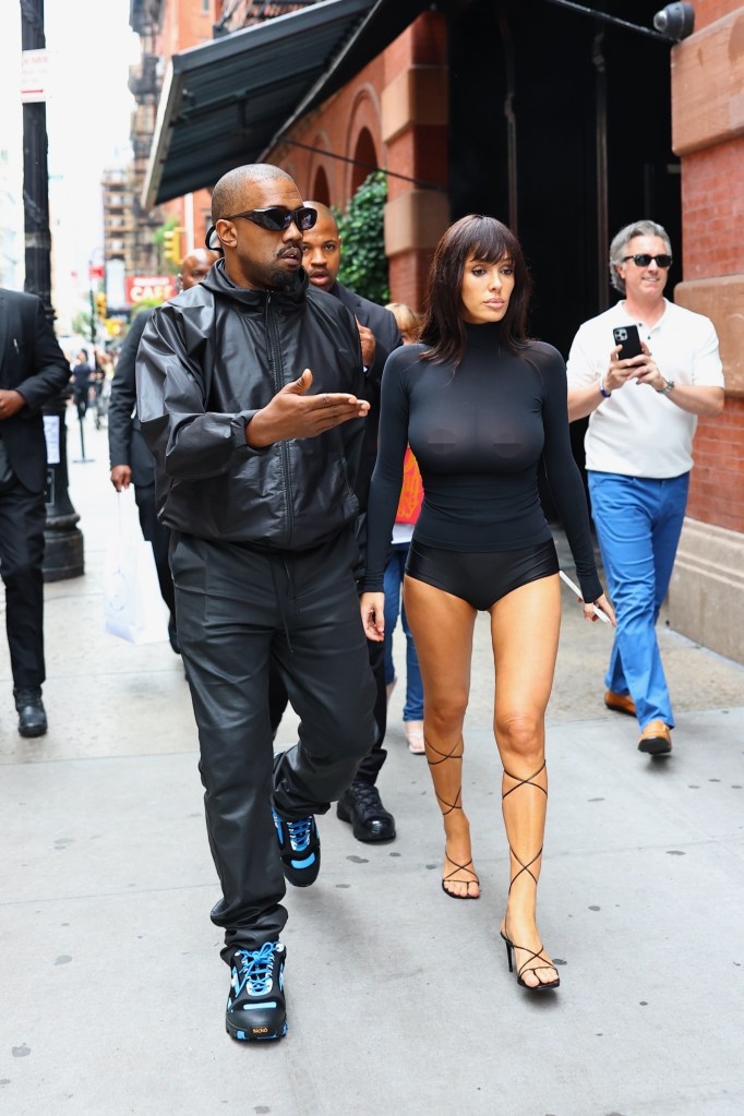 Kanye West and Bianca Censori