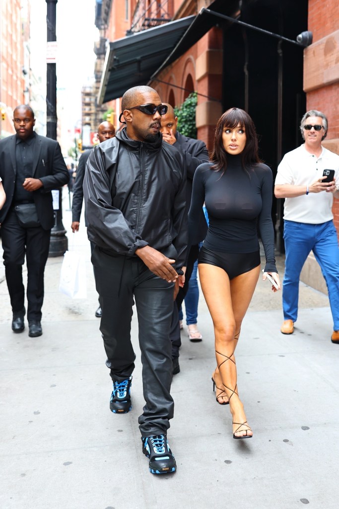 Kanye West and Bianca Censori