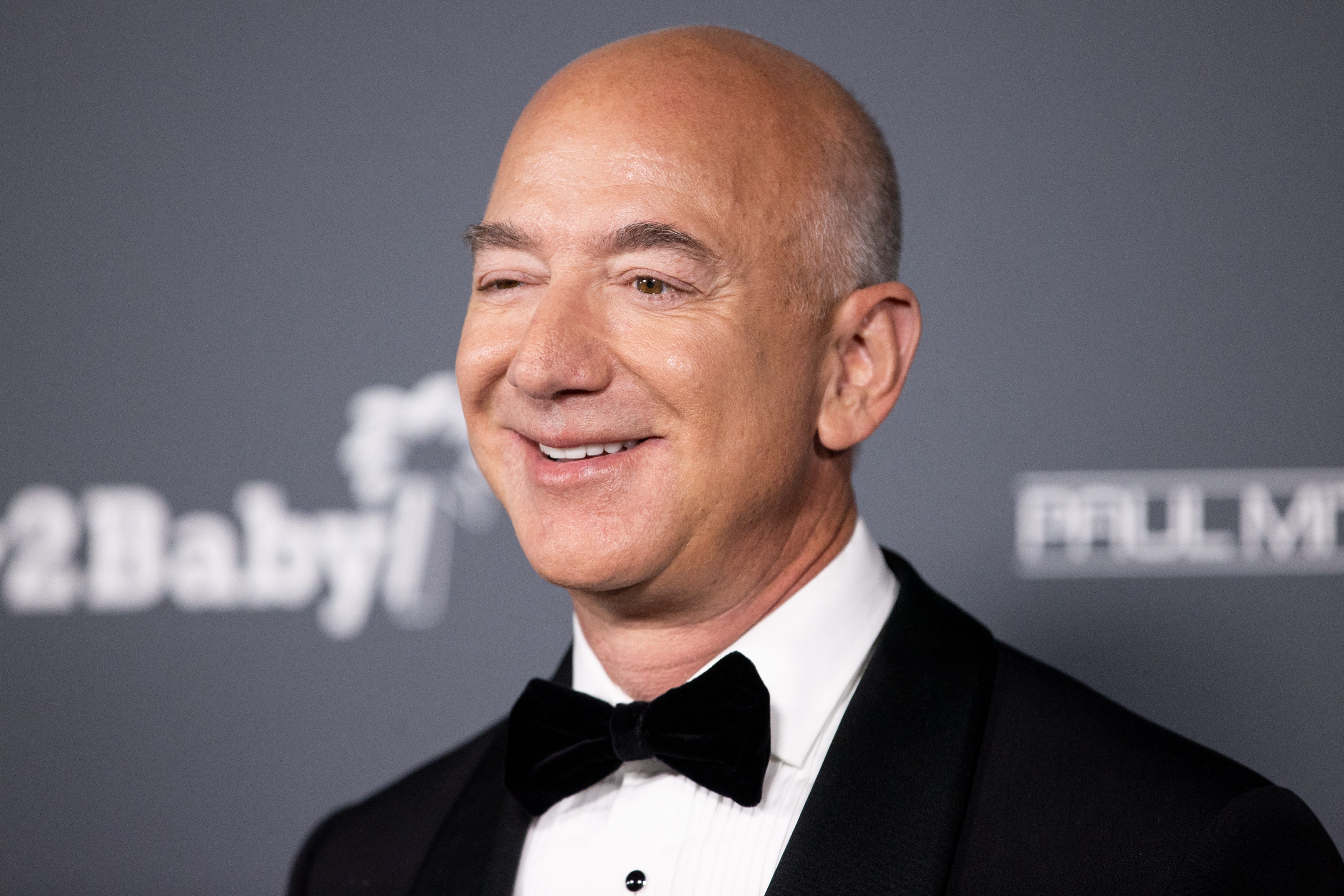 Amazon founder Jeff Bezos in a suit