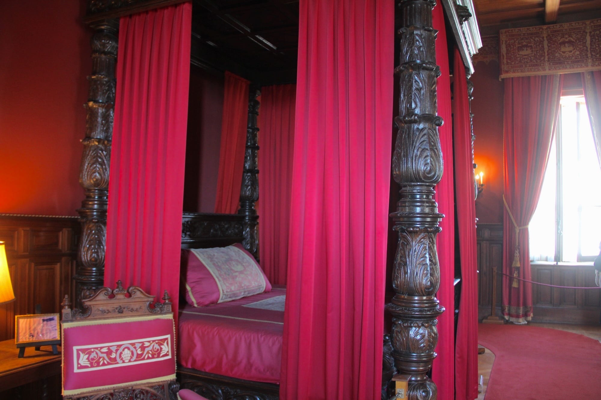 Consuelo Vanderbilt's bedroom at Marble House.