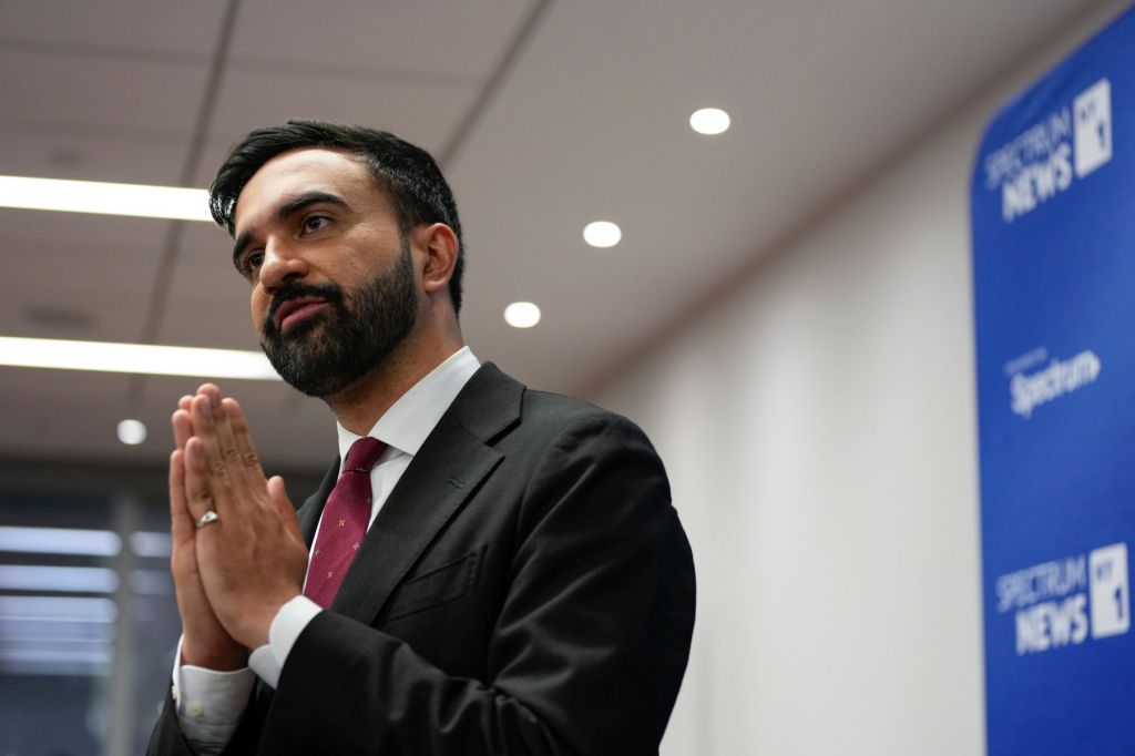 Assemblyman Zohran Mamdani at a NYC mayoral debate.