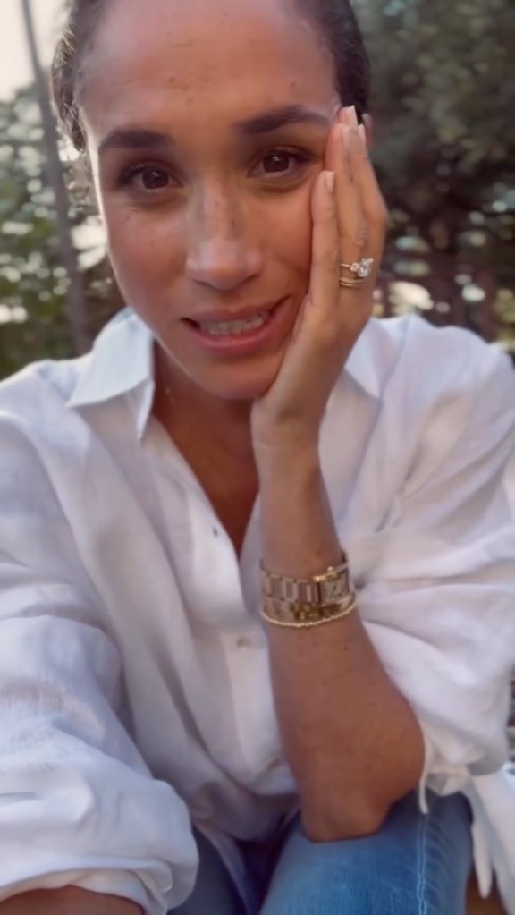 Meghan Markle poses in a photo.