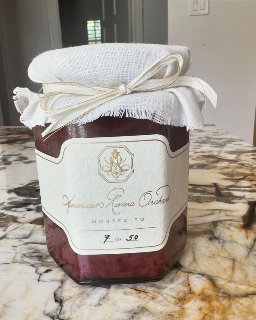 Meghan Markle's jam from American Riviera Orchard
