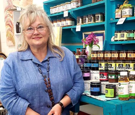Jam expert Donna Collins poses for a photo.