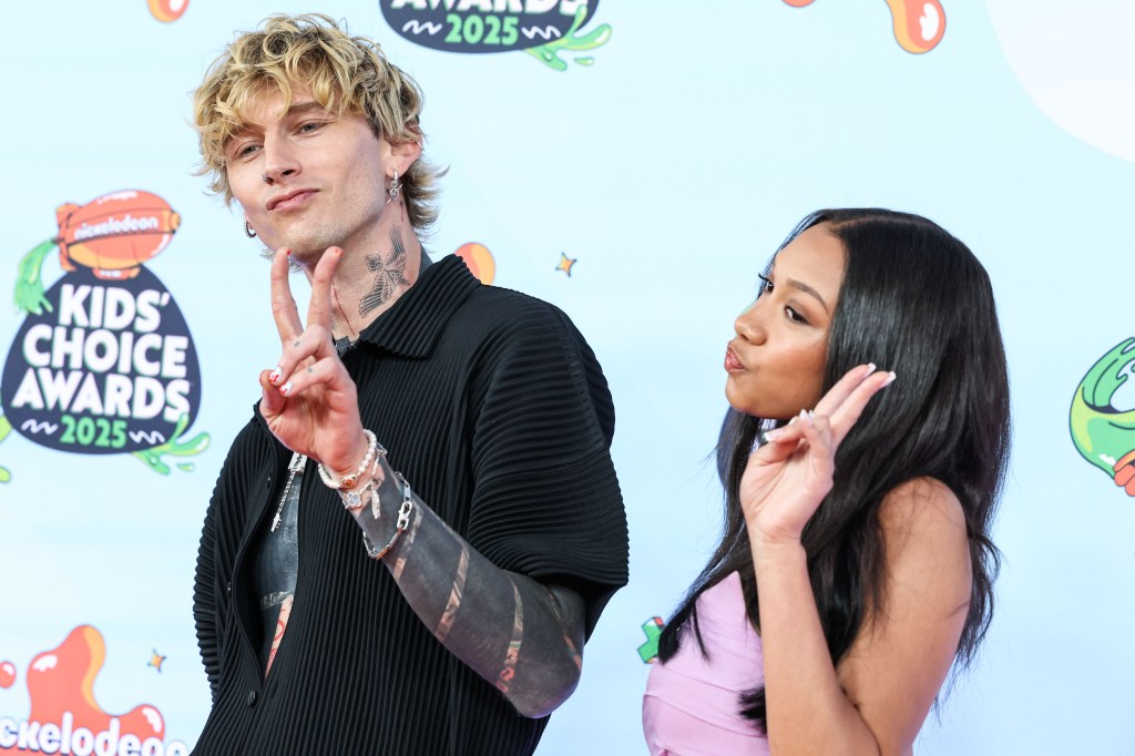 Machine Gun Kelly stepped out with his daughter, Casie, at the 2025 Nickelodeon Kids' Choice Awards on Saturday.