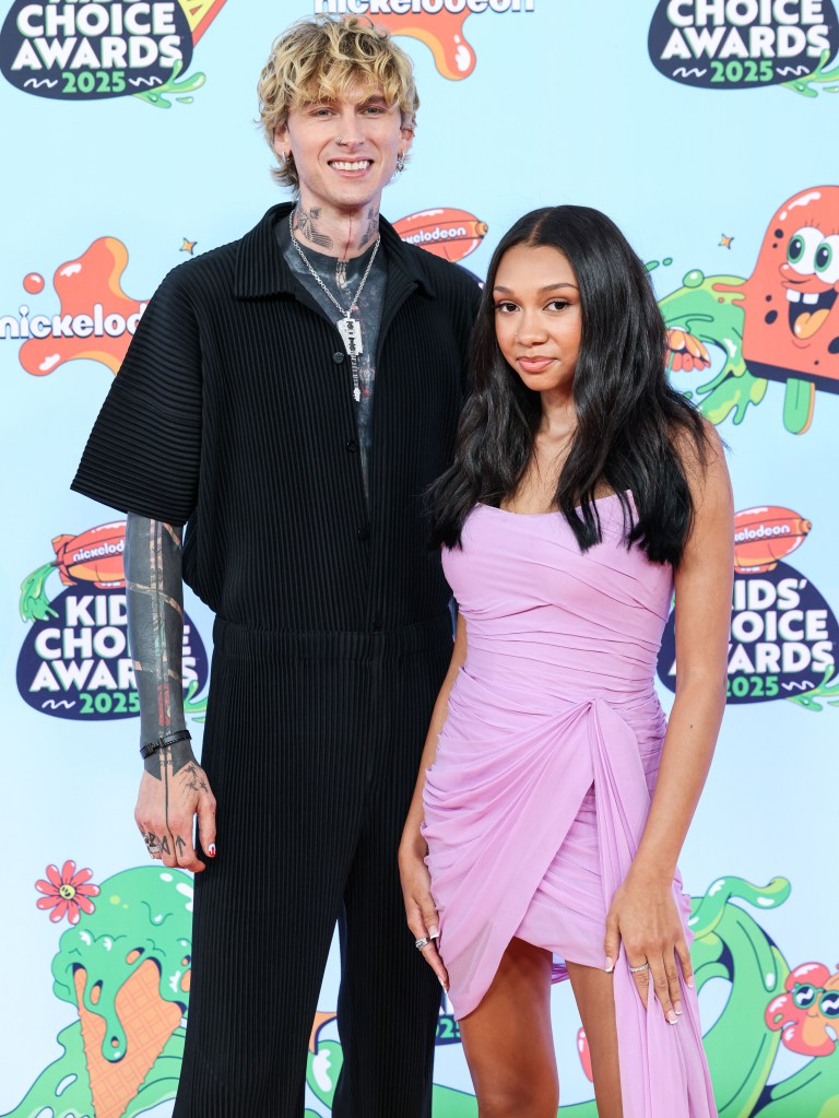 Machine Gun Kelly stepped out with his daughter, Casie, at the 2025 Nickelodeon Kids' Choice Awards on Saturday.
