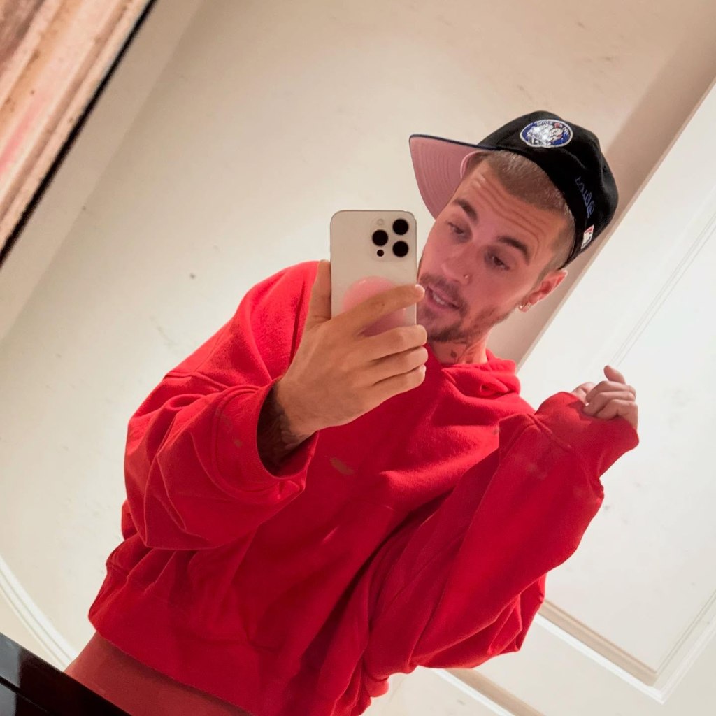 Justin Bieber poses for a photo.