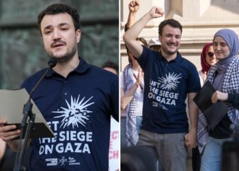 Anti-Israel protester Mahmoud Khalil bashes Columbia ‘hypocrisy’ in first NYC rally since being released from ICE detainment