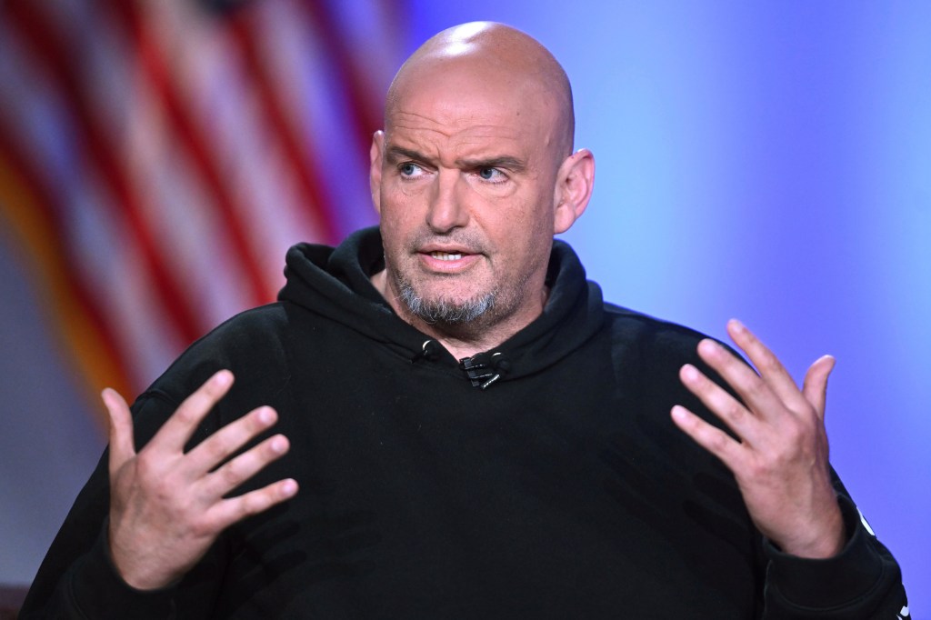 Senator John Fetterman speaking.