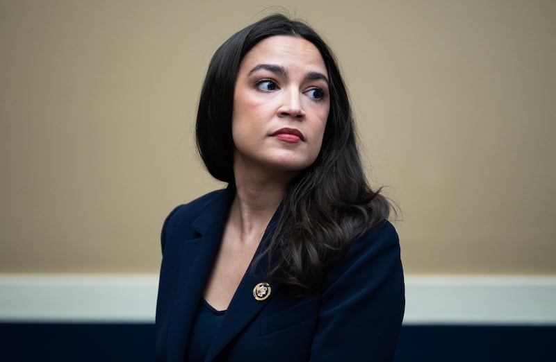 The White House blasted Rep. Alexandria Ocasio-Cortez in an email over immigration on Wednesday where it labeled her the leader of the Democratic Party.