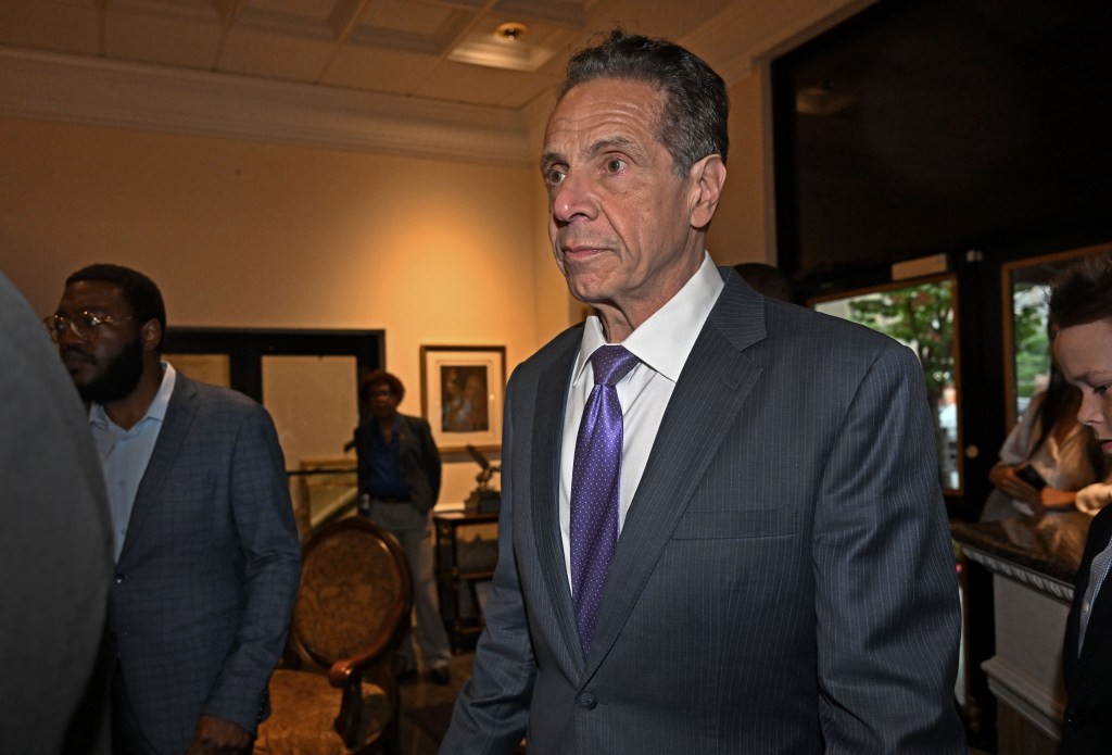 Andrew Cuomo speaking at the Christian Cultural Center.