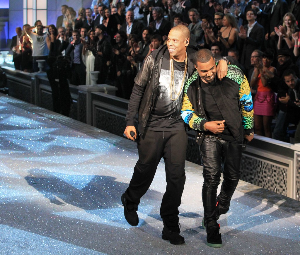 Kanye West and Jay-Z at 2011 Victoria's Secret Fashion Show