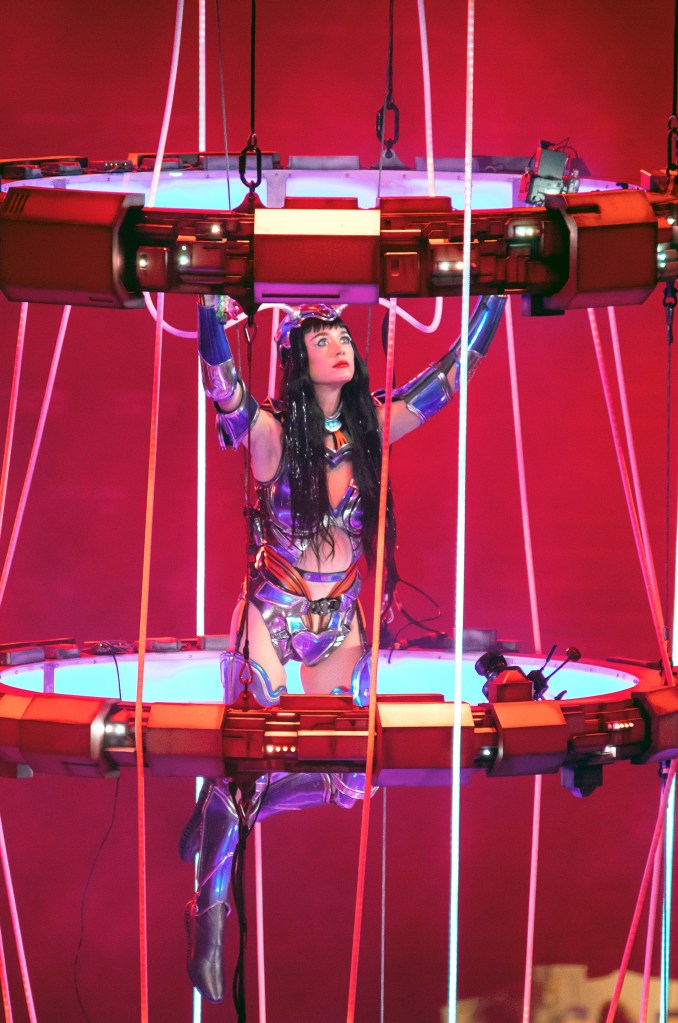 Katy Perry in April 2025 Mexico performance