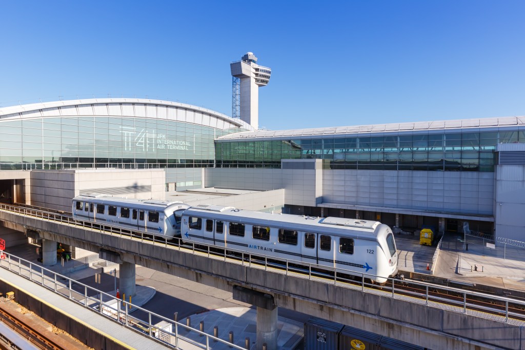 AirTrain at JFK Airport Terminal 4.
