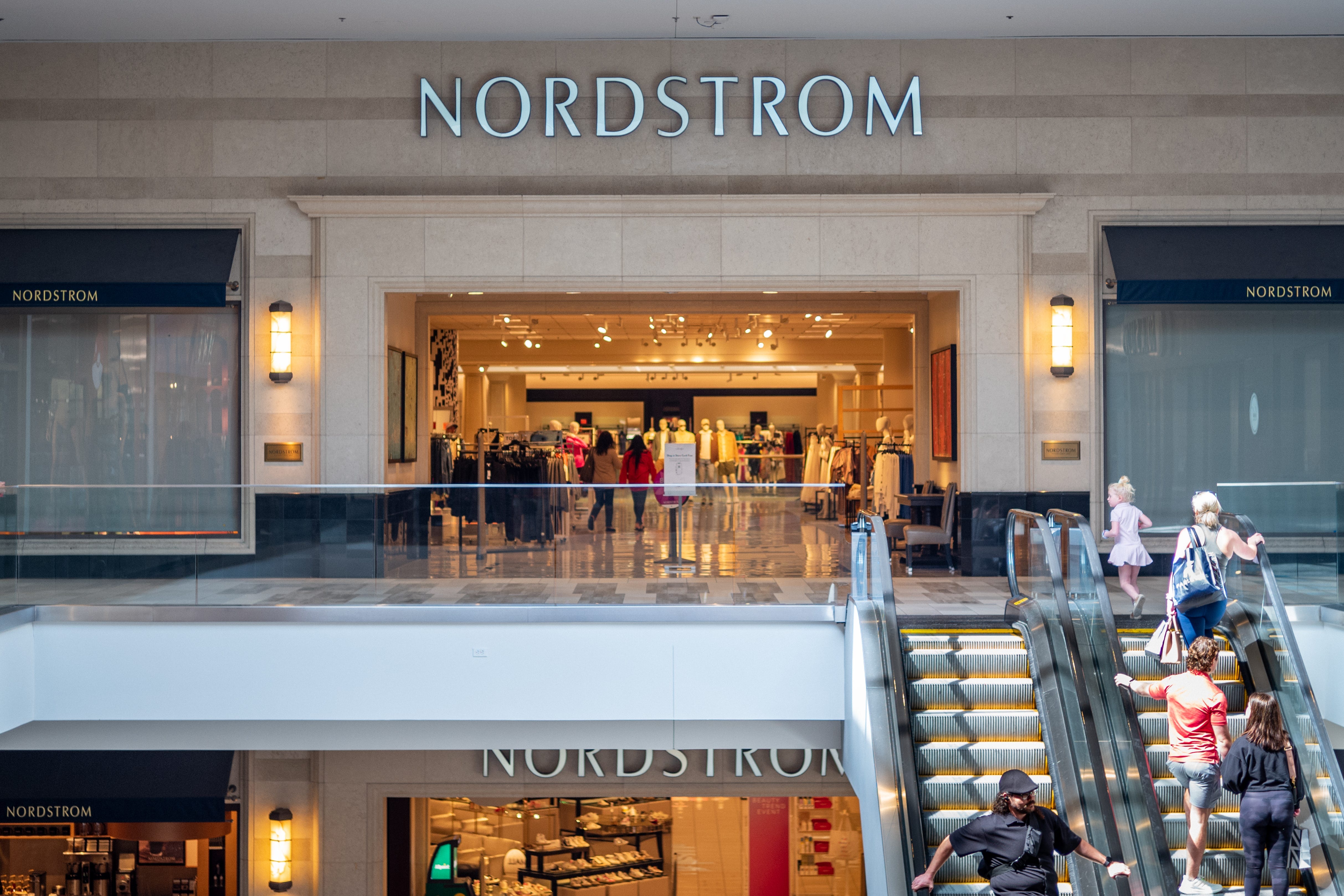 Nordstrom department store entrance