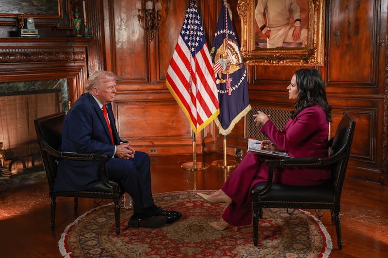 Donald Trump spoke to anchors like NBC's Kristen Welker and ABC's Jonathan Karl after the U.S. strikes on Iran.