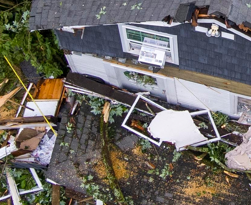 The force of the falling tree was enough to crash through the roof of the home, then drive through the second story before hitting the first floor, where the twins and their mother, Kayleigh Bisson, 37, were sleeping, the Oneida County Sheriff’s Office confirmed.