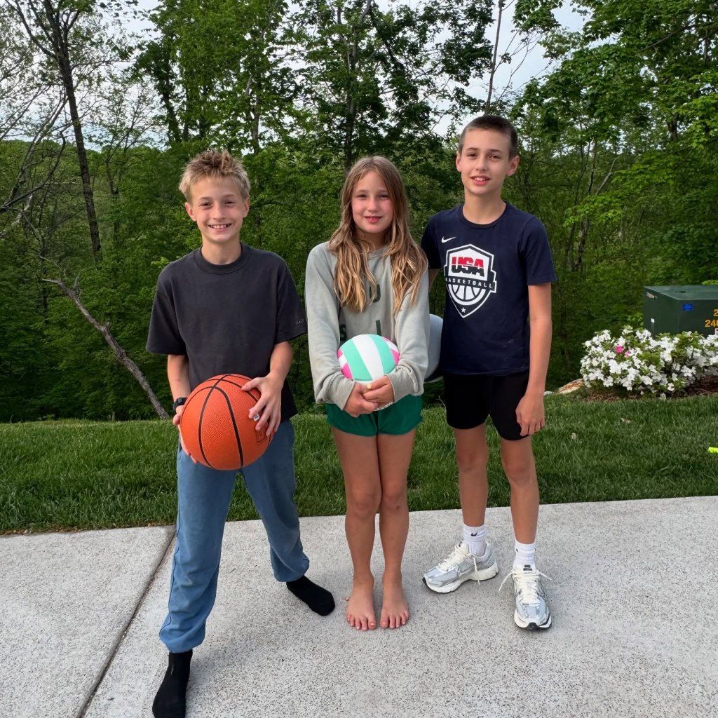 Kristin Cavallari's kids via Instagram in April 2025