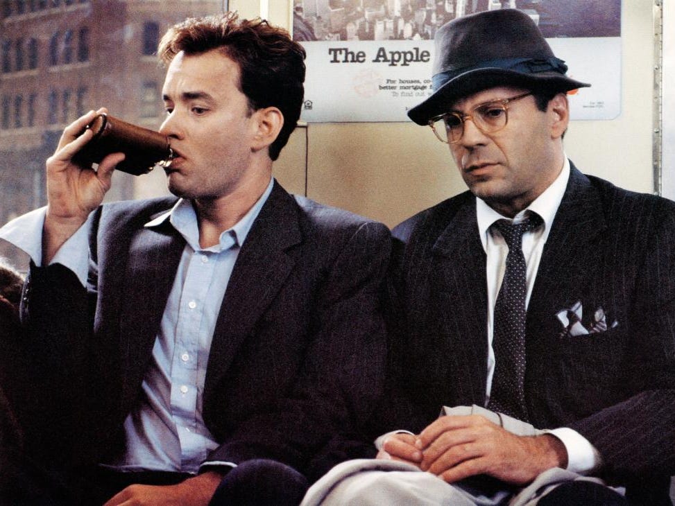 the bonfire of the vanities tom hanks bruce willis 1990