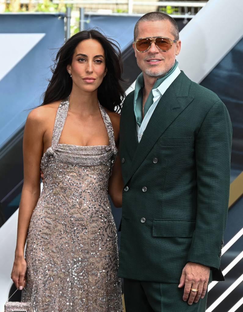 Brad Pitt and Ines de Ramon